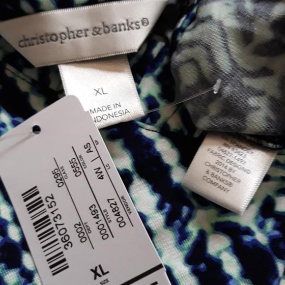 New Ladies Christopher and Banks top - XL - Picture 3 of 3
